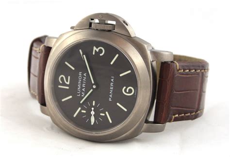 FS: PANERAI PAM00061 PAM61 TITANIUM BROWN DIAL OLD .